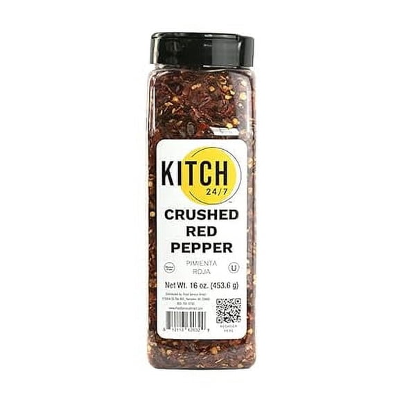 KITCH 24/7 Crushed Red Pepper, 12 Ounce