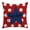 B#11025, variant on Independence Day Throw Pillow Cover | Patriotic Pillowcase for Sofa or Bed | Decorative Cushion Cover for Home, Camping & Outdoor Decor | 1 Pack Linen-Blend Pillow Sham