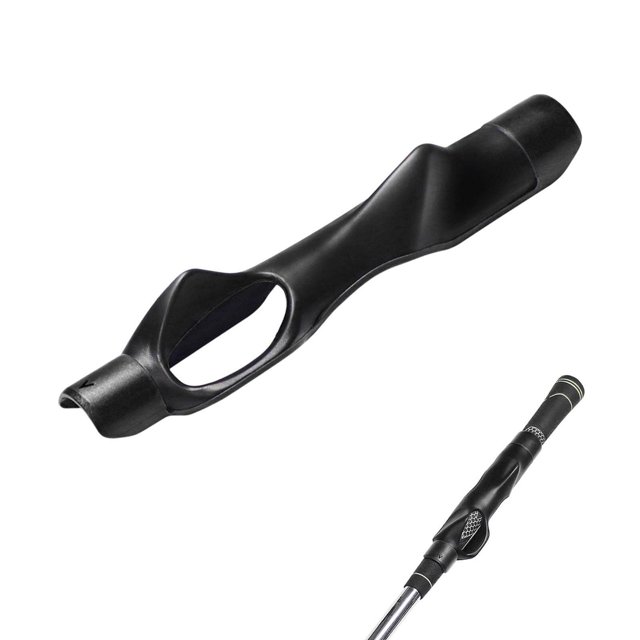pitrice Golf Swing Trainer Training Aid Anti Slip Man Woman Golf Swing Training Grip Black