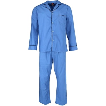 Hanes  Broadcloth Long Sleeve Pajama Set (Men's)
