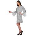 thumbnail image 2 of Moomaya Printed Bridesmaid Robes Short Bride Getting Ready Dress Loungewear, 2 of 6
