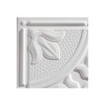thumbnail image 1 of Genesis Antique White Ceiling Tiles - Easy Drop-In Installation â€“ Waterproof, Washable and Fire-rated - High-Grade PVC to Prevent Breakage (12" x 12" Sample), 1 of 2