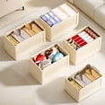thumbnail image 4 of FHBVT Boîte de Rangement Pliable avec Couvercle et Roulettes, Organisateur de Boîtes en Plastique pour Usage Intérieur et Extérieur, Boîte de Rangement Rectangulaire en Forme de Caisse avec Roues Pratiques pour une Mobilité Facile, Couleur Blanche, 4 of 7