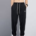 thumbnail image 3 of Pantalon pour Homme Été Ajusté en Maille Respirante Pantalon de Survêtement, 3 of 5