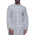 thumbnail image 4 of Atasi Ensemble Kurta Pyjama Long pour Hommes à Col Mandarin Imprimé Tenue Décontractée pour Garçons, 4 of 4