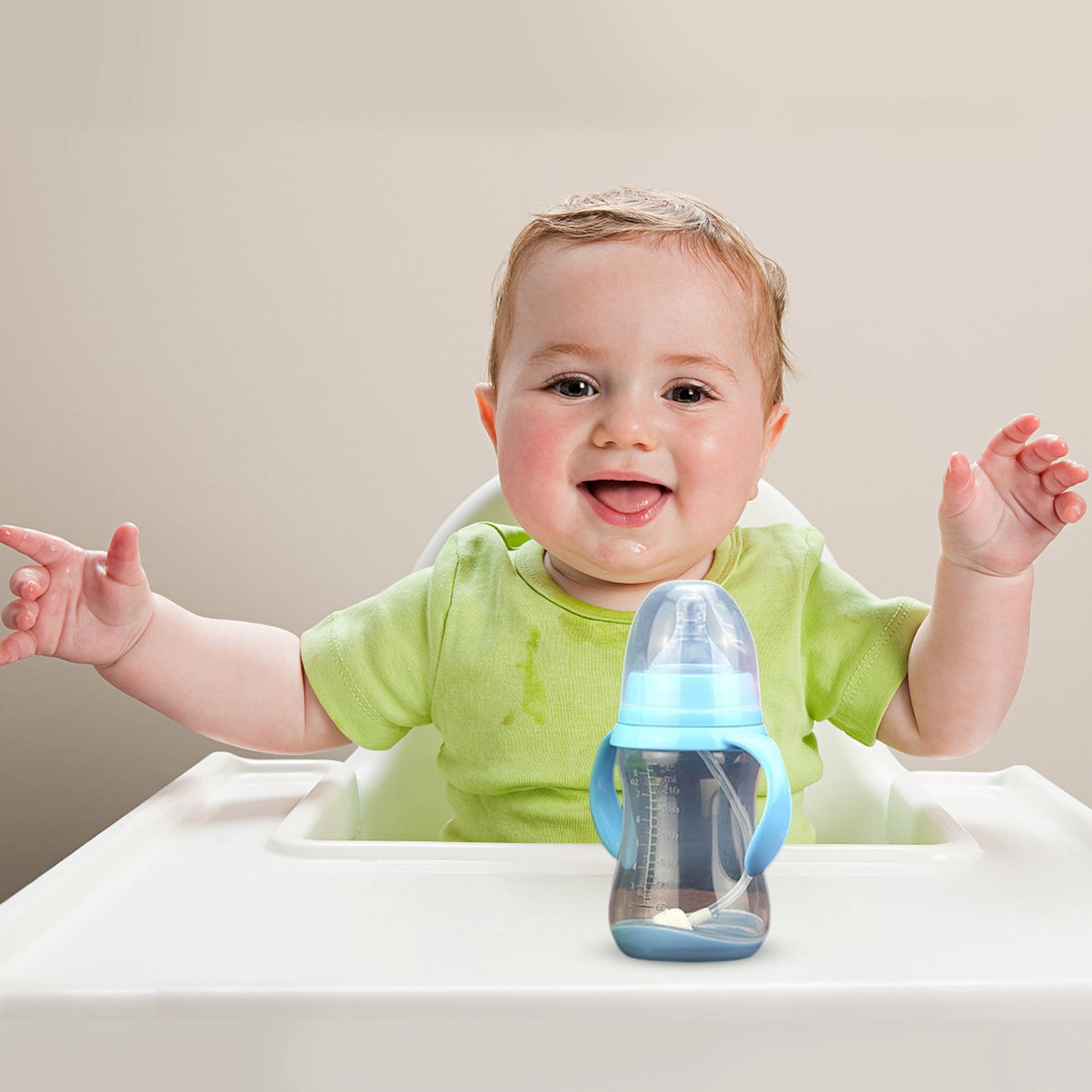 Wide PP Baby Bottle With Handle Drop Flatulence Baby Bottle 240ML for Women Cup for Women Clear Vintage Coffee Mug Set Vacuum Cups for Glass Porcelain Mug No Handle