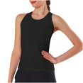 thumbnail image 1 of Timegard Débardeurs de Yoga pour Femmes Séchage Rapide Col Rond Sans Manches Dos Ouvert Entraînement Course Gym Haut Chandails de Sport, 1 of 5