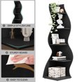 thumbnail image 2 of Fnova Étagère d'Angle à 5 Niveaux de 70 Pouces, Étagère de Rangement Moderne Haute Bibliothèque Support pour Plantes Organisateur pour Maison Bureau Salon Chambre, Noir, 2 of 13