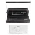 thumbnail image 2 of Binding Machine Spiral Coil Binder, Bind 120 Sheets Binding Machine Punching 12 Sheets 80g  for Office, 2 of 7