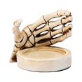 thumbnail image 1 of Clearance! Skeleton Hand Tealight Holder Horrifying Image Skeleton Decorative Candle, 1 of 8