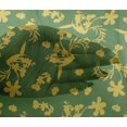 thumbnail image 4 of oneOone Viscose Chiffon Green Fabric Florals Sewing Craft Projects Fabric Prints By Yard 42 Inch Wide, 4 of 4
