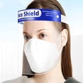 thumbnail image 4 of RXIRUCGD Masque d'Isolation Protecteur Écran Facial Écran Double Face Masques Transparents, 4 of 6
