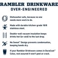 thumbnail image 2 of YETI Rambler Tasse en Paille 42 oz, Isolée sous Vide, Acier Inoxydable, Rose Grès, 2 of 8