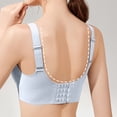 thumbnail image 3 of Women's Seamless Wireless Bra - Full Coverage, Padded, V Neck, Nylon Spandex, Comfortable Daily & Sleepwear, 3 of 5