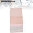 thumbnail image 4 of Tablet Wireless Keyboard, Ergonomic Tablet Keyboard Case 7 Color Backlit  for Work Study Roseate,Green,Blue, 4 of 7