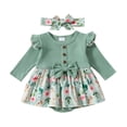 thumbnail image 1 of Infant Clothes Baby Bodysuit Romper Dress Newborn Girl Outfit Ropa De Bebe NiñA Baby Clothes For Girls 6-9 Months, 1 of 6