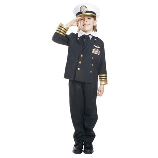 Dress Up America Navy Admiral - Size Toddler T2