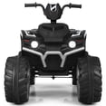 thumbnail image 4 of Gymax 12V Electric Kids Ride On Car ATV 4-Wheeler Quad w/ Music LED Light Black, 4 of 9