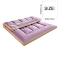 thumbnail image 4 of Bowayaoa Thickened Fiber Mattress Pad with Washable Brushed Fabric, Soft Foldable Student Bed Topper, Breathable Humidity Wicking Mattress Protector, 4 of 10