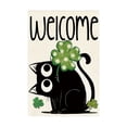 thumbnail image 1 of St. Patricks Day St. Patrick's Day Garden Flag Four Leaves, 1 of 5