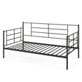 thumbnail image 1 of Giantex Twin Size Metal Daybed Frame with Sturdy Metal Slat Support, Black, 1 of 8