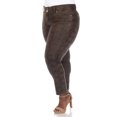 thumbnail image 2 of White Mark Pantalon pour Femme en Faux Suède à Imprimé Serpent, 2 of 6