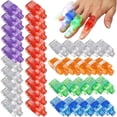 thumbnail image 3 of 210PCS Finger Lights, 7 Color Modes Finger Flashlights, Battery Powered Light Up Finger Ring Toys, Mini Finger Lamps, Glow in The Dark Party Supplies for Rave Concert Shows, 3 of 9