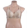 thumbnail image 3 of Playtex Womens Secrets Perfectly Smooth Wirefree Bra, 36D, White Stripe, 3 of 4
