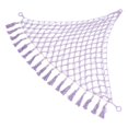 thumbnail image 4 of Hamac de Rangement pour Jouets, Filet de Rangement pour Toutous avec Pompon en Corde de Coton, Gain de Place pour la Maison, Violet Pâle, 4 of 8