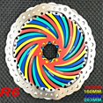 thumbnail image 2 of Rotor de Vélo de Montagne, Rotor Flottant pour Bicyclette 160/180/203 mm, Frein à Disque, Bleu 160, 2 of 6