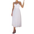 thumbnail image 1 of Gupgi Robe Longue en Tulle pour Femme Couleur Unie à Bretelles Spaghetti Dos Nu Corset Robes Cocktail Robe de Soirée Formelle, 1 of 3