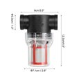 thumbnail image 2 of Unique Bargains 3/4 Inch Water Pump Strainer Filter, Pipe Water Pump Strainer with 200 Mesh Stainless Steel Filter Screen, 2 of 6