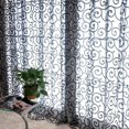 thumbnail image 1 of Langgg Home Hotel Window Curtain Replacement Bedroom Breathable Full Drape Privacy Protection Decoration Furniture Accessory Black, 1 of 8