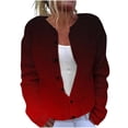 thumbnail image 2 of LOVZFMLL Cardigan pour Femmes Cardigan Décontracté Imprimé en Tricot pour Dames avec Veste Boutonnée et Haut, 2 of 5