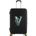thumbnail image 1 of Luggage Covers Protective Cover Travel Luggage Scratch Proof Dust Cover Reusable Dust Cover Washable Fish Letter Print Pattern 8fish letter Y L, 1 of 6