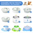 thumbnail image 3 of YOPTOP Cat Water Fountain Pump 40db Super Silent Cat Fountain Replacement Pump Auto Power Off Pet Water Fountain Pump IP68 Waterproof DR-DC160 Replacement Pump, 3 of 9
