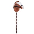 thumbnail image 2 of Adorable Lifelike Stick Horse with  Sounds, Soft Plush Toy for Little Adventurers, 2 of 7
