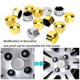 thumbnail image 2 of mmirethe 20 Pcs Couvre-Écrou de Roue de Voiture Universel avec Outil de Retrait Capuchons de Crampons Décoration Automobile Remplacement Modifié pour Arrizo Rouge 17mm, 2 of 6