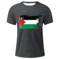 thumbnail image 2 of T-Shirts à Col Rond pour Hommes Séchage Rapide Imprimé Polyester, Coupe 3D Col Rond Haut Athlétique pour Gym, Course, Cyclisme & Décontracté, 2 of 5