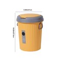 thumbnail image 3 of TIMIFIS Garbage Can Bathroom Trash Can Large Capacity Trash Can 6L Living Room Trash Can Round Thickened Trash Can Kitchen Gadgets, 3 of 8