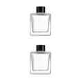 thumbnail image 2 of kurtrusly 1/2/3/5 Empty Square Glass Diffuser For Fragrance - Thickened Bottom Anti-Slide With Excellent 200ml 2PCS, 2 of 6