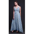thumbnail image 3 of Bimba Floral Ladies Printed Resort Maxi DrawstringDressSpaghetti Strap Beach Wear-XXX-Large, 3 of 5