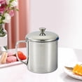 thumbnail image 4 of UsTZtai under $5! 304 Stainless Steel Water Cup with Handle, Commercial Lid Teapot for Children, Anti-Fall Small Drinking Cup, Kindergarten Kids Cup, 4 of 6