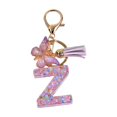 thumbnail image 4 of lionlar Porte-Clés en Résine Ornements Filles Femmes Cadeaux Alphabet Anglais Porte-Clés Z Z, 4 of 9