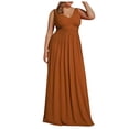 thumbnail image 1 of UPPADA Robe Grande Taille pour Invitées de Mariage pour Femmes, Manches Courtes, Robe de Bal de Mariage, Robe de Bal Formelle, Robe Longueur au Sol, Robe Cocktail, Robe Portefeuille Formelle de Mariage, Liquidation en Liquidation, 1 of 5