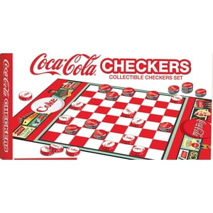 Masterpieces Puzzle Company Coca-Cola Checkers Board Game
