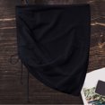 thumbnail image 4 of Kcodviy Sheer Cover Up Ruffle Bikini Drawstring Cover Wraps Skirt Bikini Area Hair Removal Beach Skirt Beach for Swimwear Cover Up Skirt Women Mesh Shiny Bikini Wrap Trim Ups Bikinis Set, 4 of 8
