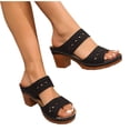 thumbnail image 4 of EYWGYA Chaussures d'Été pour Femmes, Sandales pour Femmes, Sandales Décontractées de Mode pour Femmes d'Été pour la Maison à Semelle Compensée Épaisse pour l'Extérieur, 4 of 5