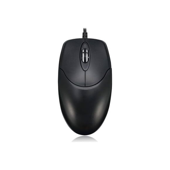 Adesso HC-3003US - Mouse - right and left-handed - optical - 3 buttons - wired - USB - black