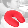 thumbnail image 3 of Oreiller en Mousse Mémoire Oreiller de Cou Appui-Tête Coussin de Soutien pour le Cou Léger Rouge, 3 of 8